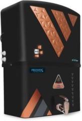 Proven Water Purifier with Copper Charge Technology black & copper Made In India 12 Litres RO + UV + UF + TDS + Copper Water Purifier