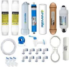 Remino Ro water purifier filter service kit of copper filter with all accessories for 12 Litres RO + UV + UF + Copper Water Purifier