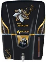 Water Solution audi black ALKALINE+RO+UV+TDS+UF 12 Litres 12 L RO + UV + UF + TDS Water Purifier