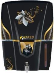 Water Solution audi black MINERAL+RO+UV+TDS+UF 12 Litres 12 L RO + UV + UF + TDS Water Purifier